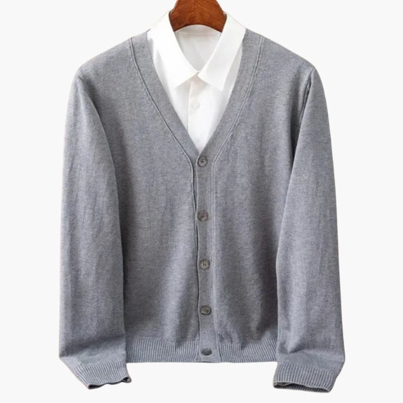 Heren V hals KnopenVoorkant Cardigan