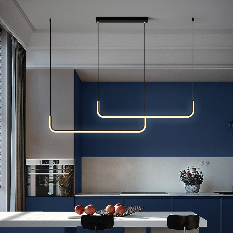 Arisha Moderne LED Kroonluchter Goud/Zwart Metaal Eetkamer/Woonkamer