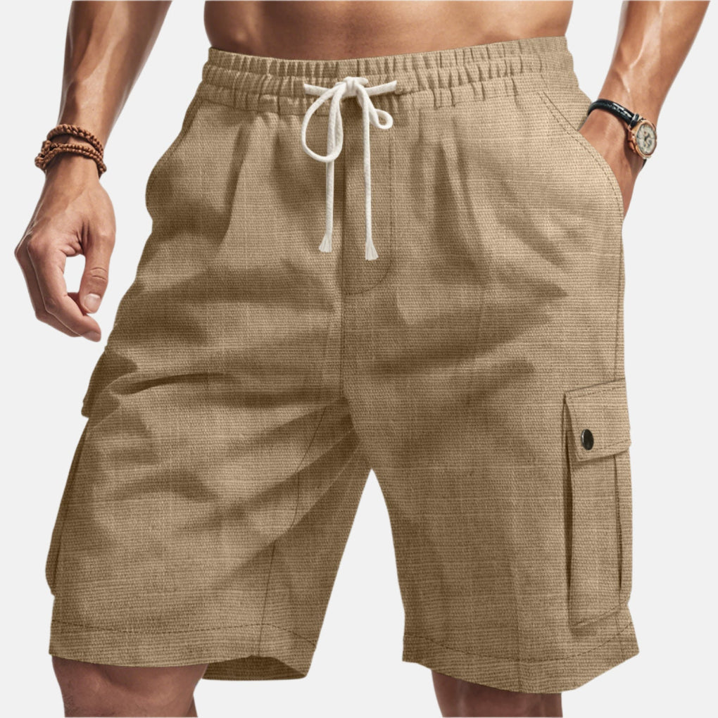 Ademende zomerstrandshorts