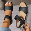 Open teen sandalen met demping voor dames