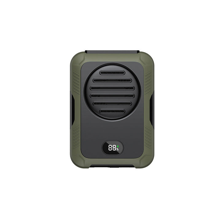 Draagbaar mini-kacheltje met lcd-scherm en stil
