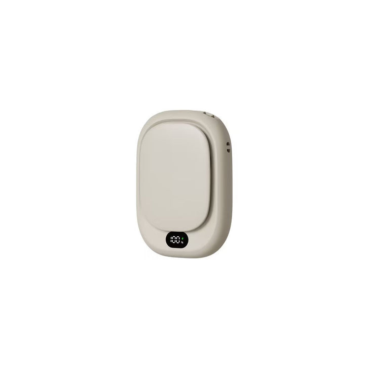 Oplaadbare handwarmer en powerbank met led-display
