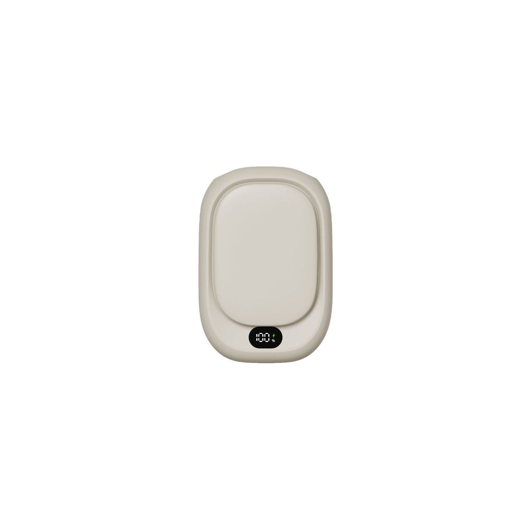 Oplaadbare handwarmer en powerbank met led-display