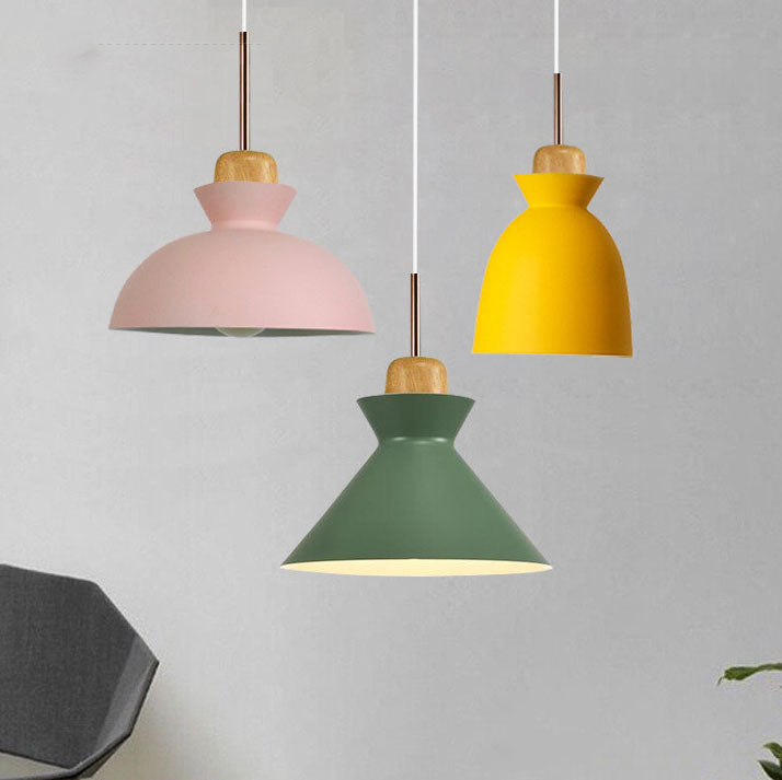 Scandinavische Hanglamp | Design in Metaal | 1-Lichts | Moderne Kleuropties