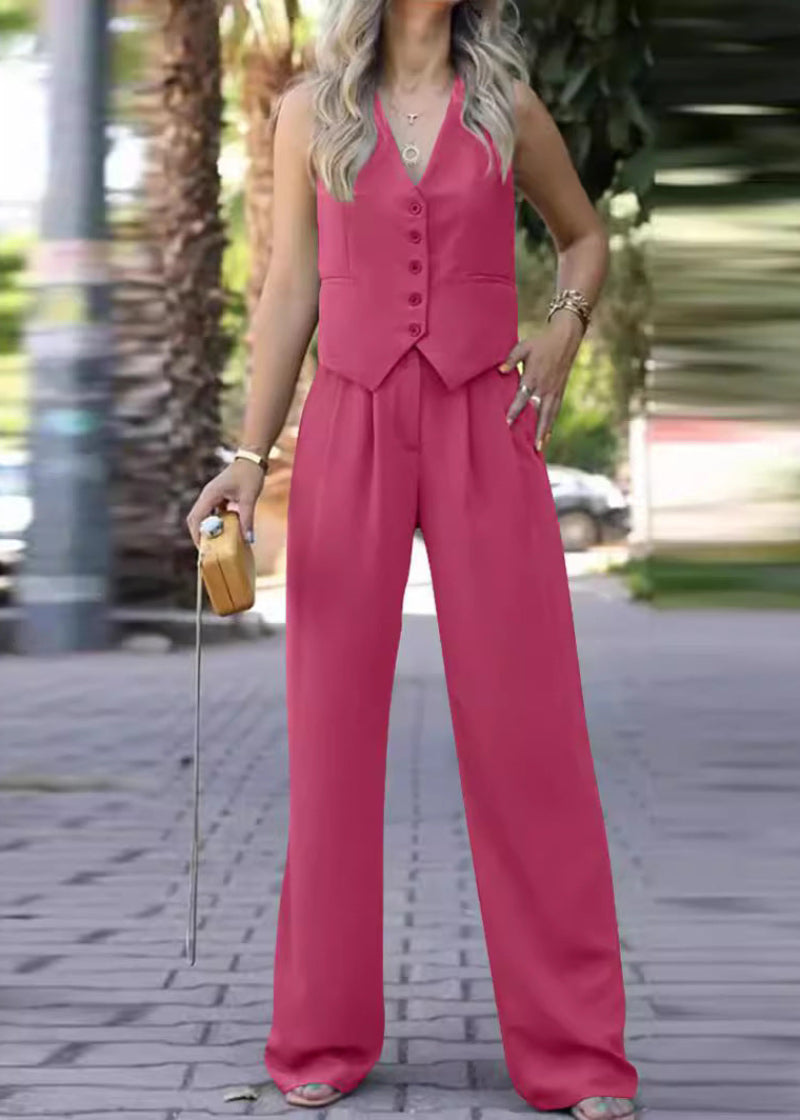 Sorelle – Elegant Mouwloos Blazerpak voor Dames