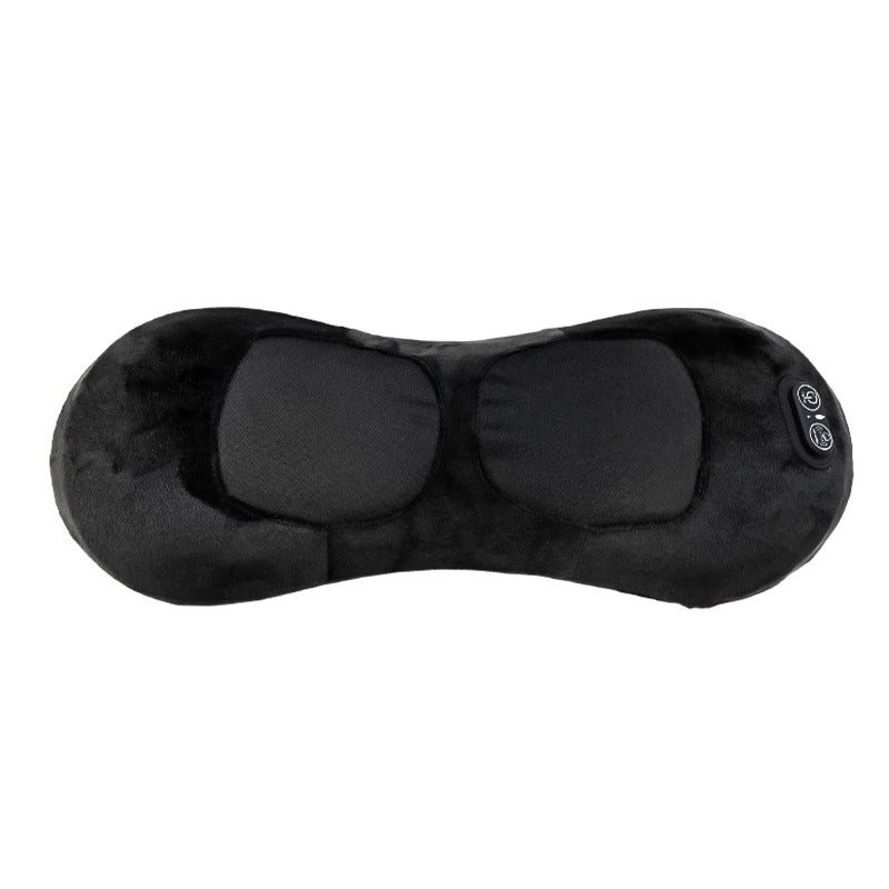 Ergonomisch massagekussen met warmte voor nek en schouders