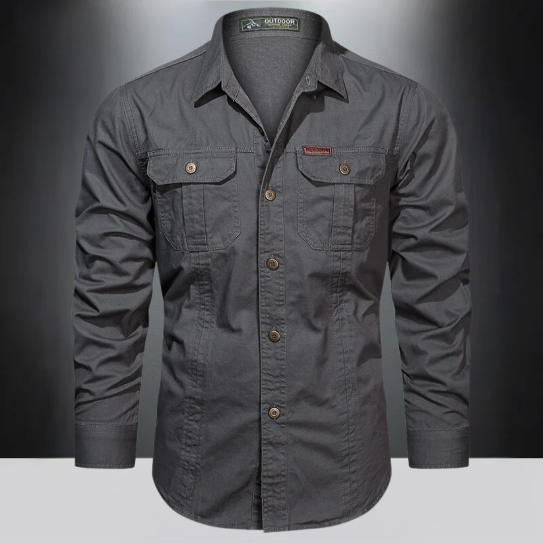 Outdoor shirt met lange mouwen voor heren