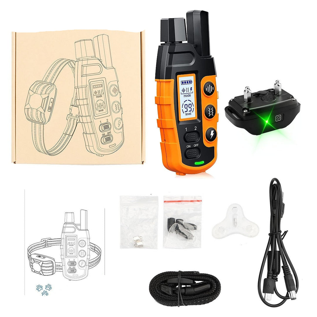 NovaPace Trainingshalsband voor Honden met 1000m Bereik, Waterdicht