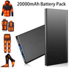 Powerbank 20.000 mAh met 74 W en twee usb-poorten voor warmtejassen