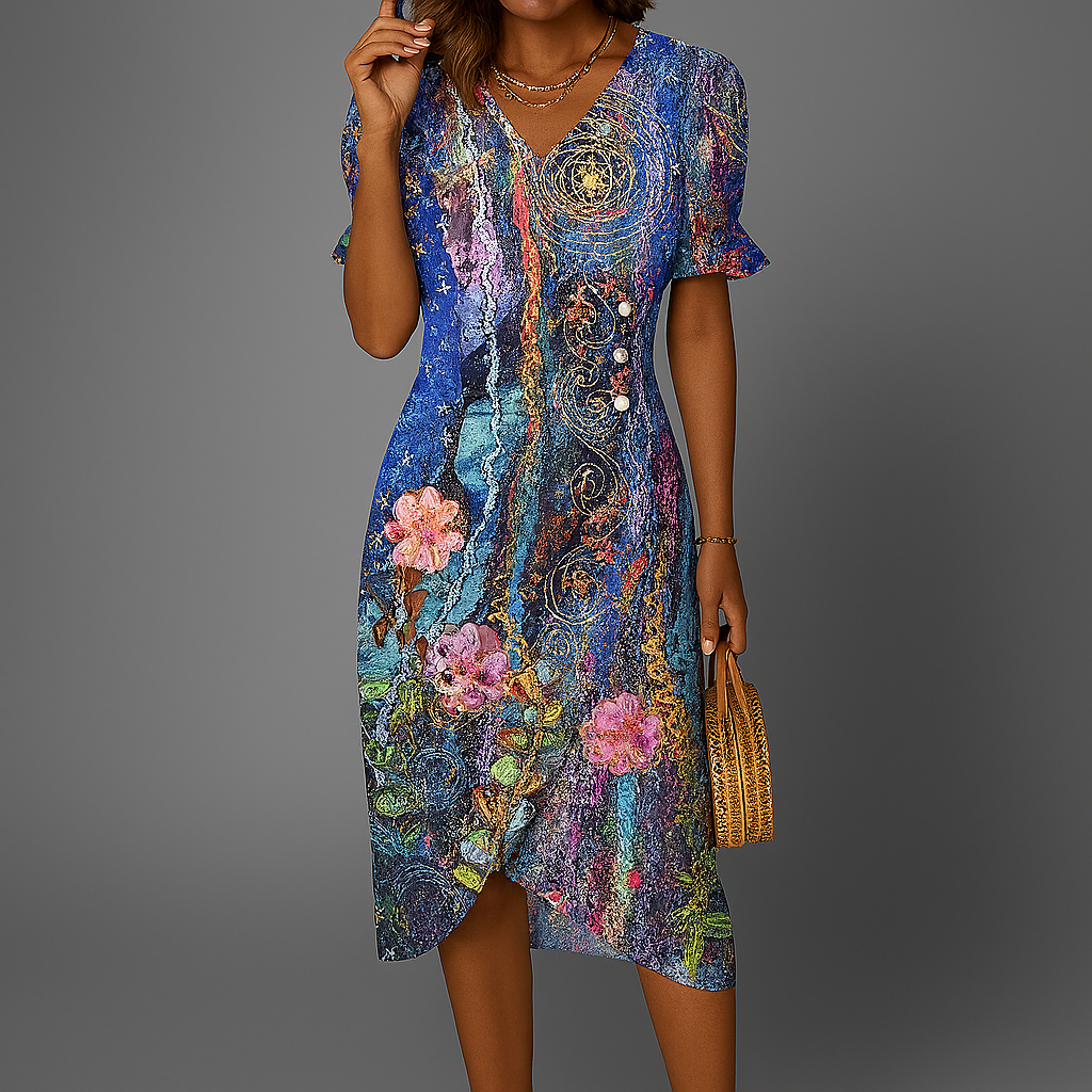 Lichtgewicht maxi-jurk voor dames