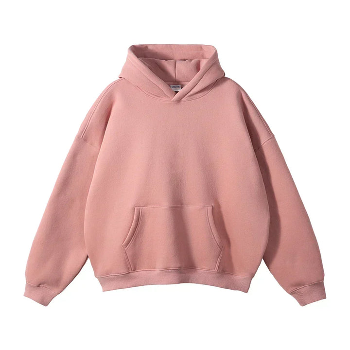 Relaxte pullover-hoodie voor heren met kangoeroezak