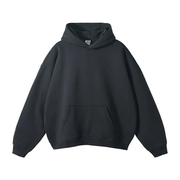 Relaxte pullover-hoodie voor heren met kangoeroezak