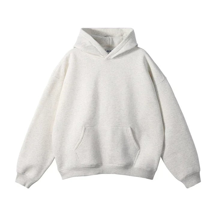 Relaxte pullover-hoodie voor heren met kangoeroezak