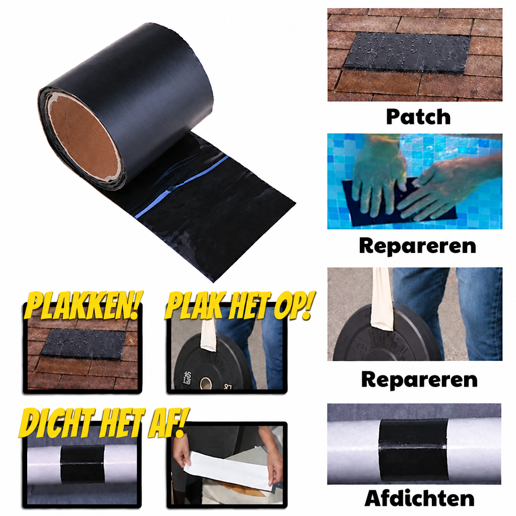 Reparatietape | Extra sterk | Snel afdichtend & weerbestendig