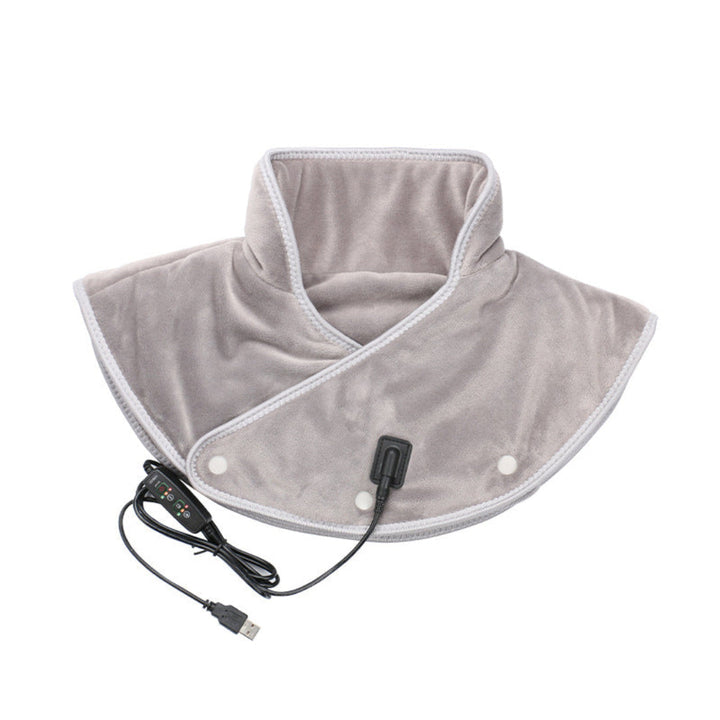 Warmtekussen voor nek en schouders met massage via USB