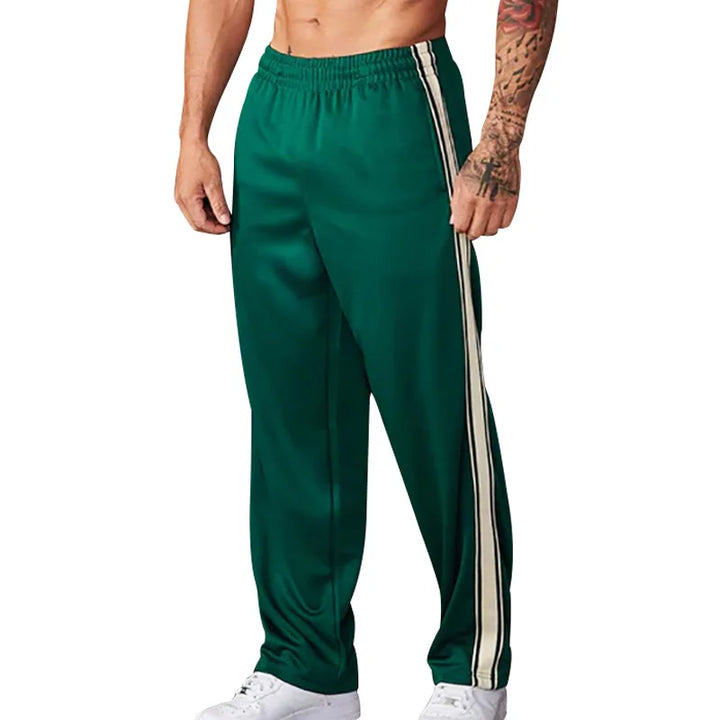 Casual Sweatpants met Rits en Elastische Taille voor Heren