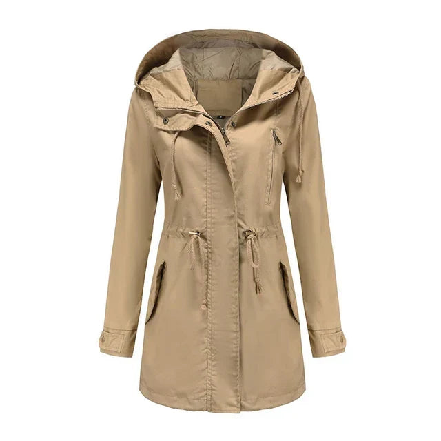 Stijlvolle Dames Jas met Capuchon – Marielle