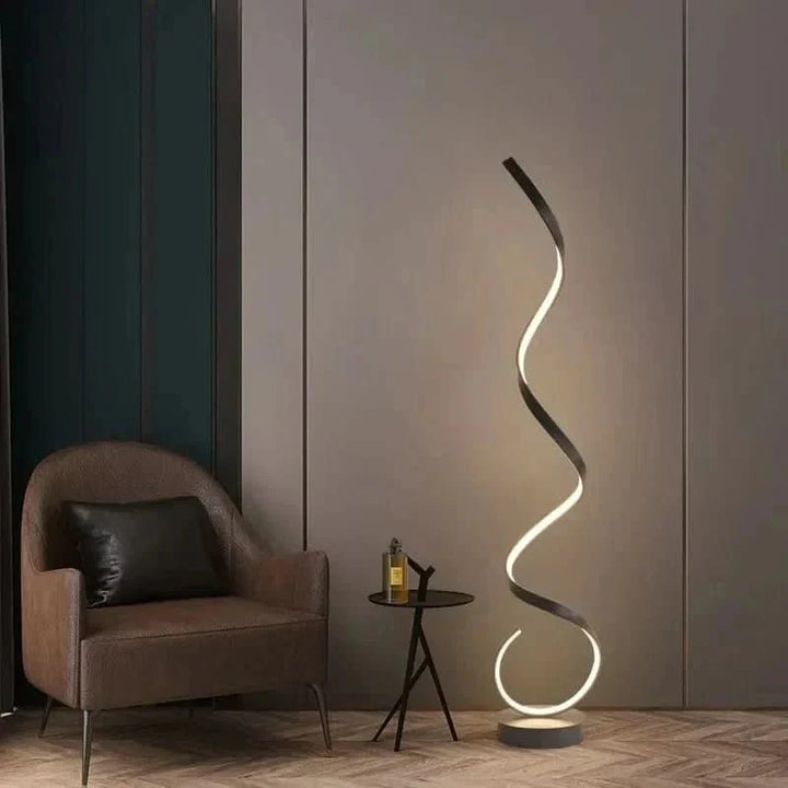ISTANBUL Spiraal LED Vloerlamp Energiezuinige Verlichting, Elegant Design