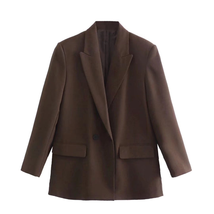 PowerChic – Elegante Double-Breasted Blazer voor Dames