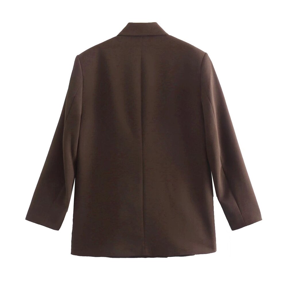 PowerChic – Elegante Double-Breasted Blazer voor Dames