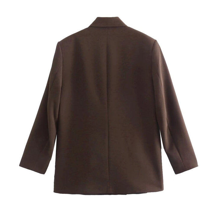 PowerChic – Elegante Double-Breasted Blazer voor Dames