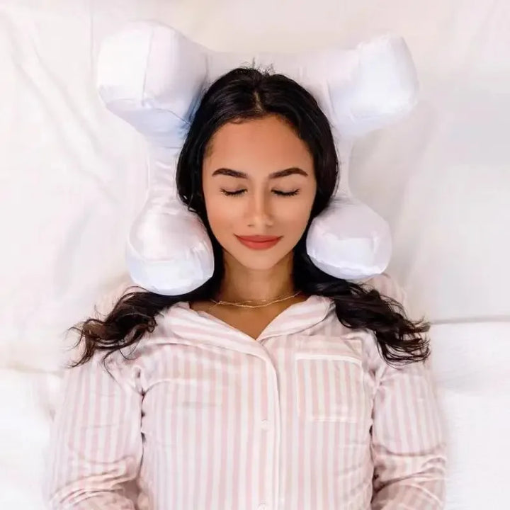 SilkRest - Gezichtskussen met satijnen bekleding de Luxe