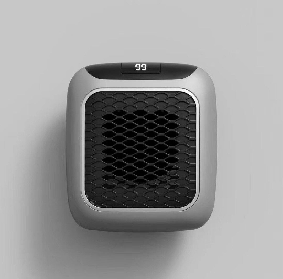 Compacte wandkachel 800 W met digitaal led-display