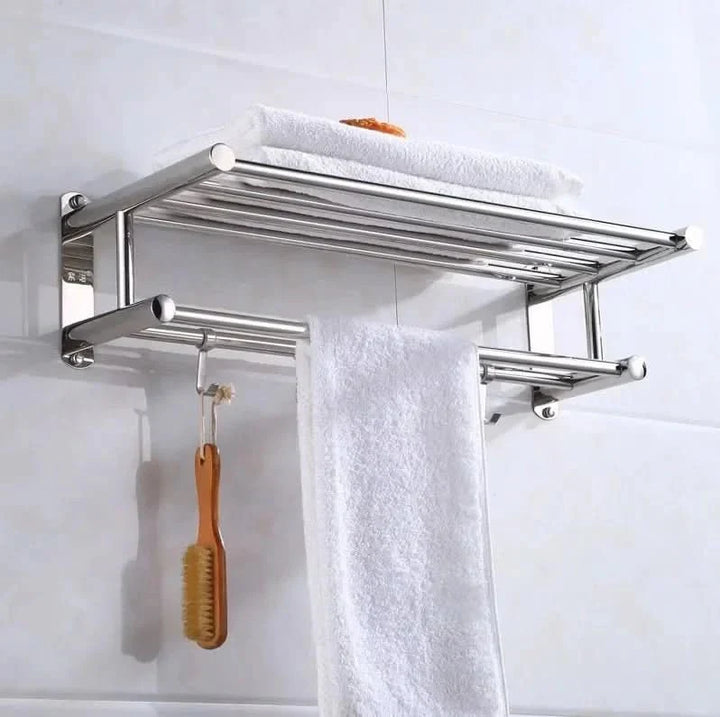 STEELRACK – Ruimtebesparend & Elegant Handdoekenrek van Roestvrij Staal