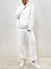 Dames Teddy Fleece Huispak met Capuchon – 2-delige Loungewear Set voor Winter en Herfst