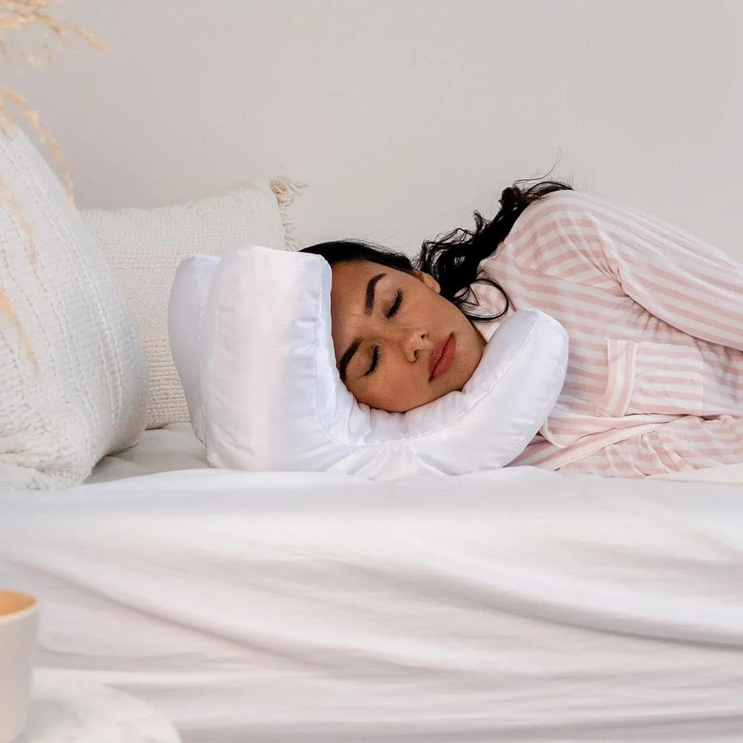 SilkRest - Gezichtskussen met satijnen bekleding de Luxe