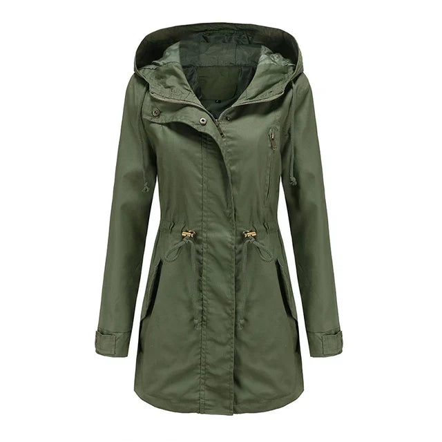 Stijlvolle Dames Jas met Capuchon – Marielle
