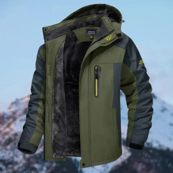 Heren Winterjas Waterafstotend met Fleecevoering
