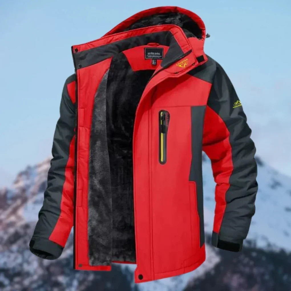 Heren Winterjas Waterafstotend met Fleecevoering
