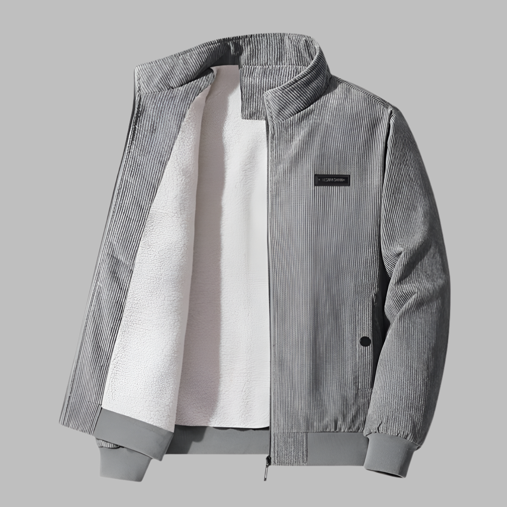 Corduroy winterjas voor heren