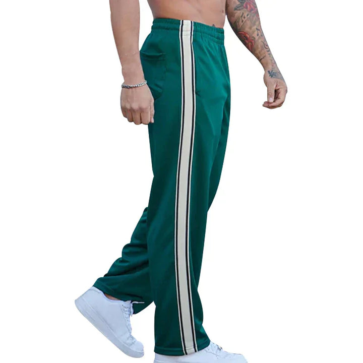 Casual Sweatpants met Rits en Elastische Taille voor Heren
