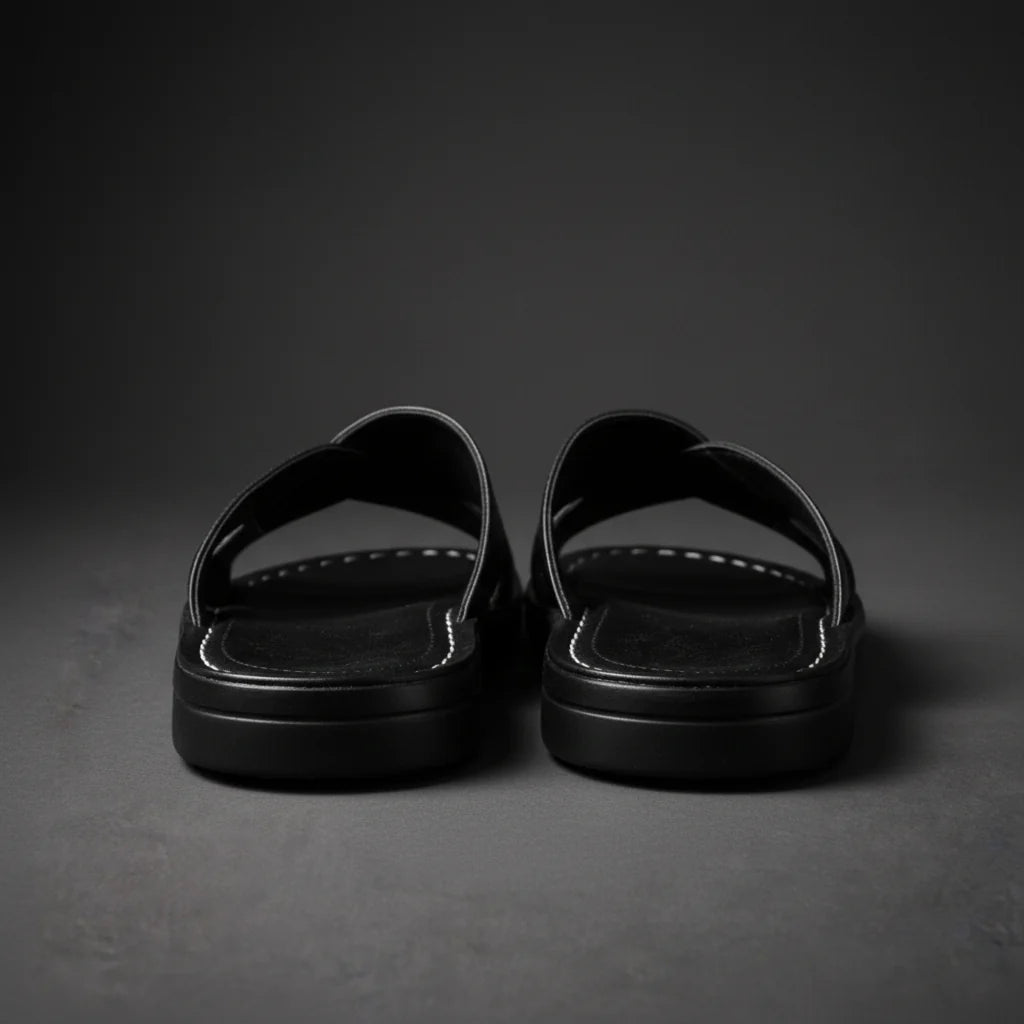 Herensandalen | Ontwerp met gekruiste bandjes & instapcomfort