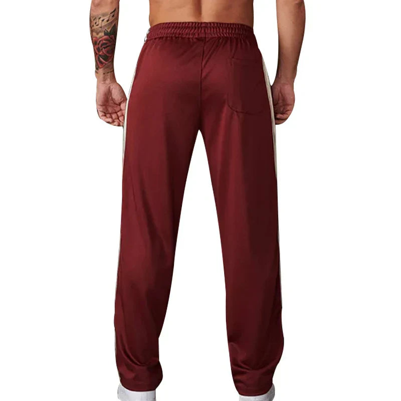 Casual Sweatpants met Rits en Elastische Taille voor Heren