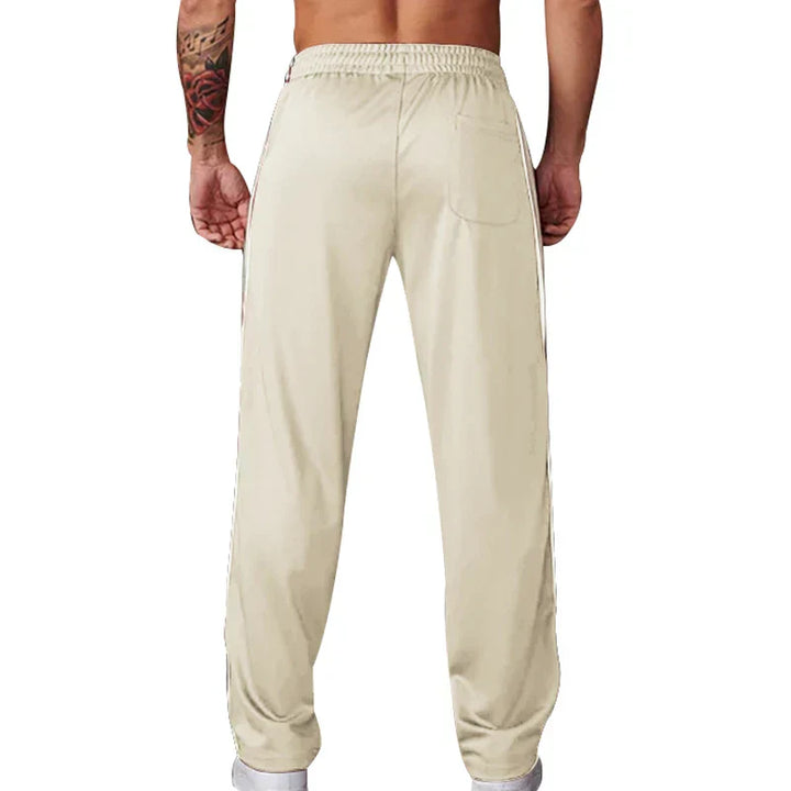 Casual Sweatpants met Rits en Elastische Taille voor Heren