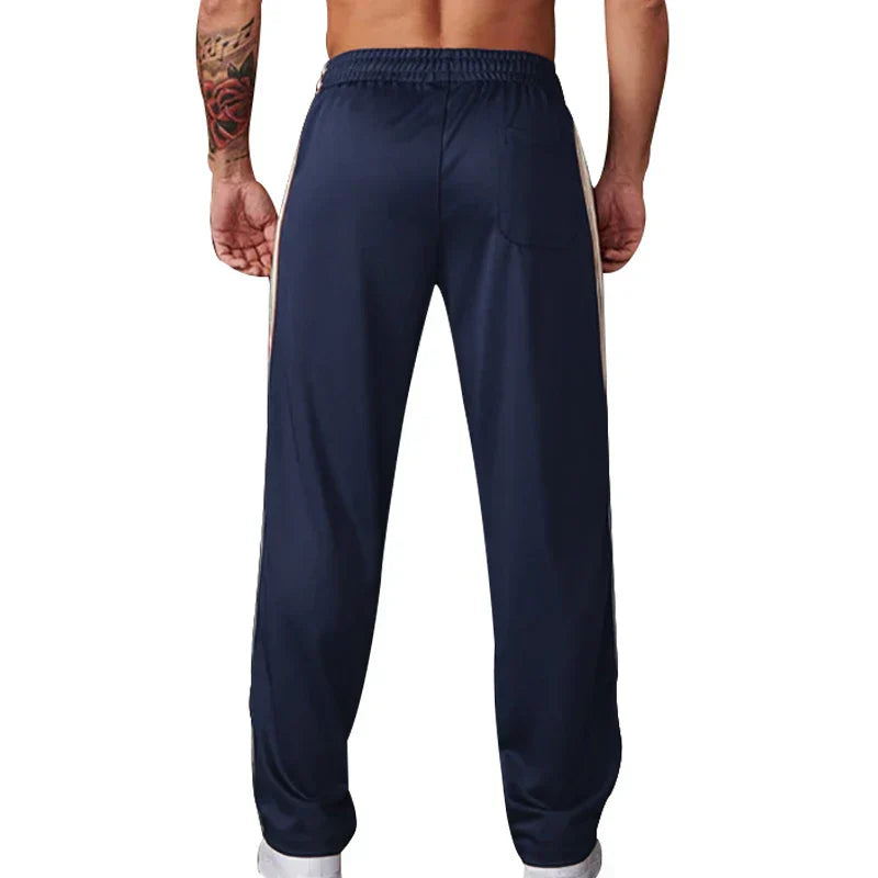 Casual Sweatpants met Rits en Elastische Taille voor Heren