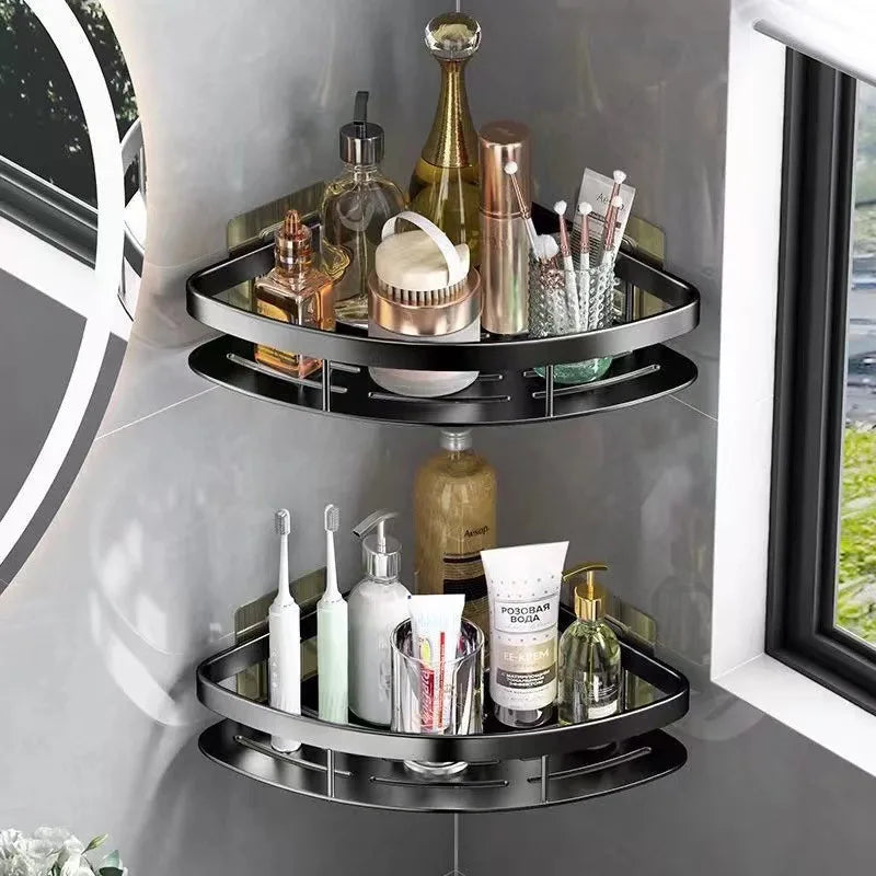 Aluminium Hoekplank voor de Badkamer - Cornerix