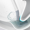 Siliconen Toiletborstel met Houder – Hygiënisch en Makkelijk Schoon te Houden, Bereikt Alle Hoeken en Gaatjes