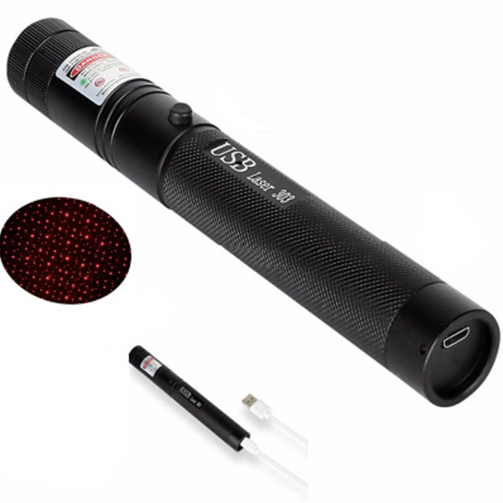 Zelara-Power Laser Pointer 303 - Oplaadbare USB Laserpointer met Hoog Vermogen