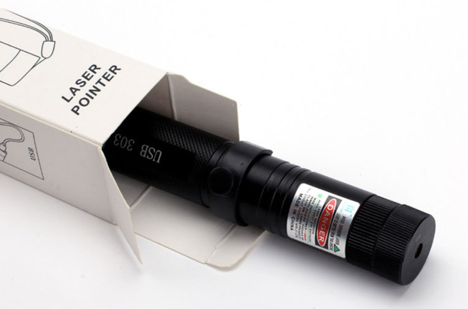 Zelara-Power Laser Pointer 303 - Oplaadbare USB Laserpointer met Hoog Vermogen