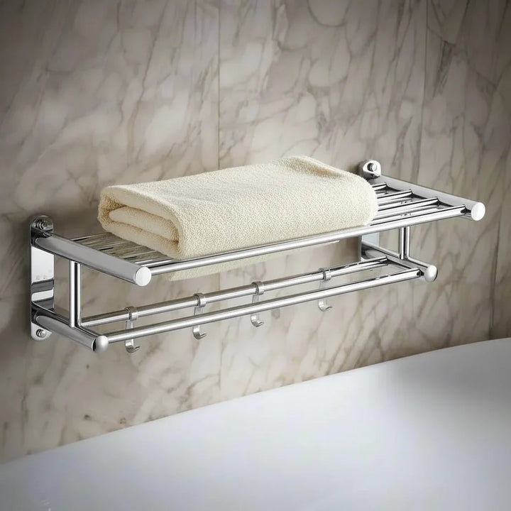 STEELRACK – Ruimtebesparend & Elegant Handdoekenrek van Roestvrij Staal