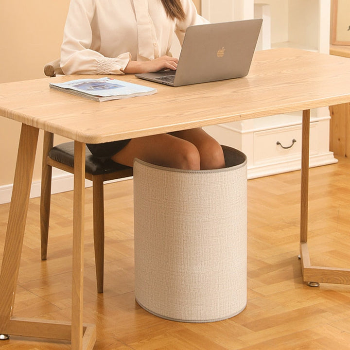 Elektrische beenwarmer onder je bureau met timer