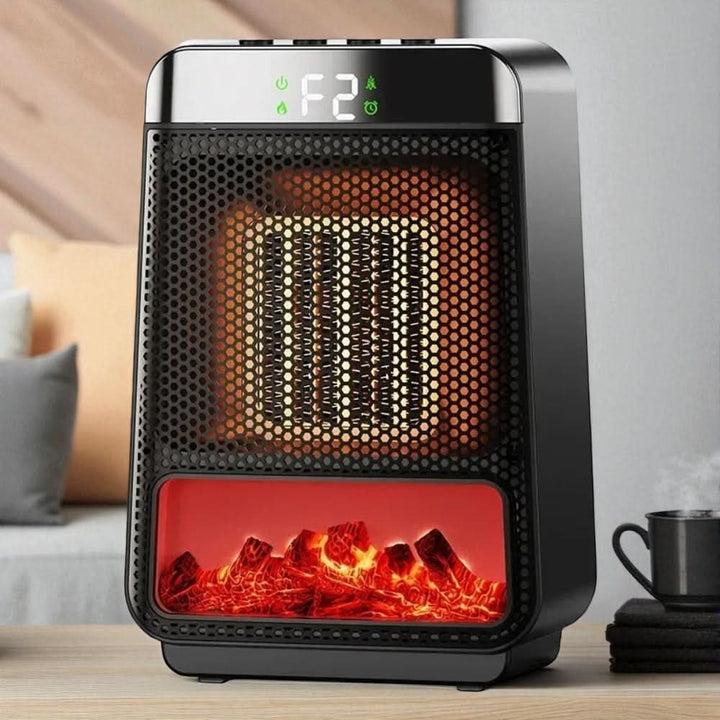 Compacte ventilatorkachel met instelbare temperatuur