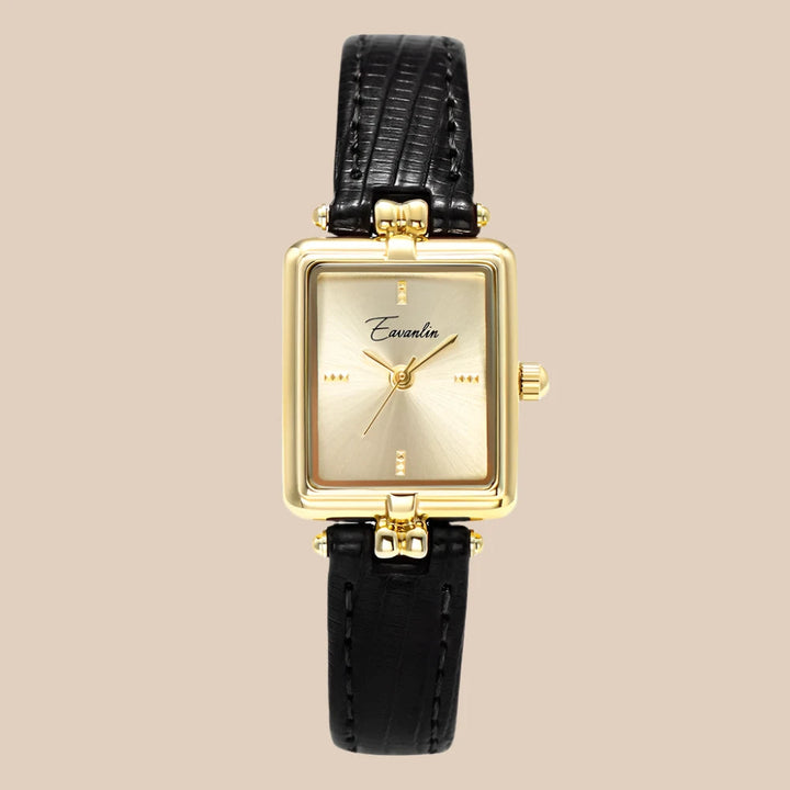 Sienna - Elegant Quartzhorloge met Gouden Bandje