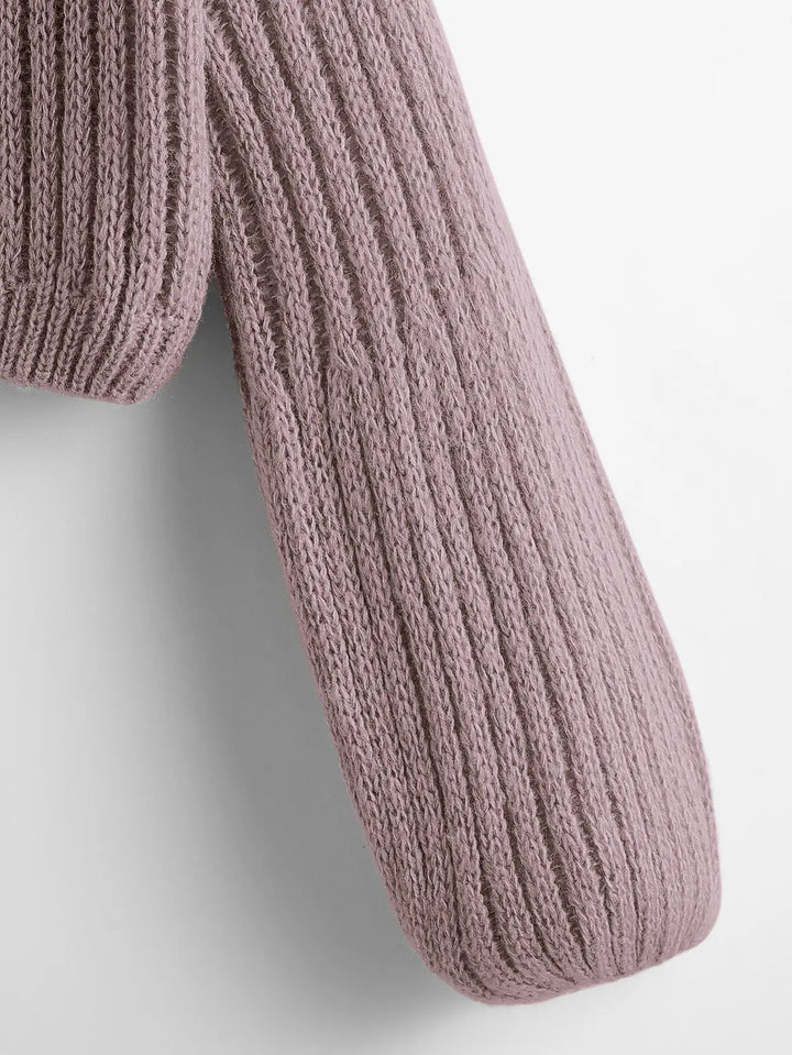 Stijlvolle Roze Gebreide Trui voor Dames - Romy