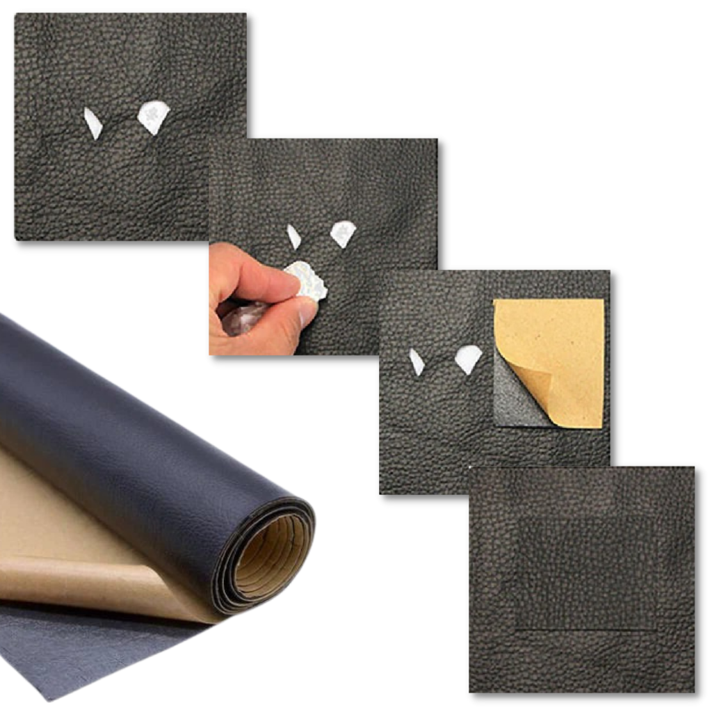 Zelfklevende Leder Reparatiepatch – Universeel