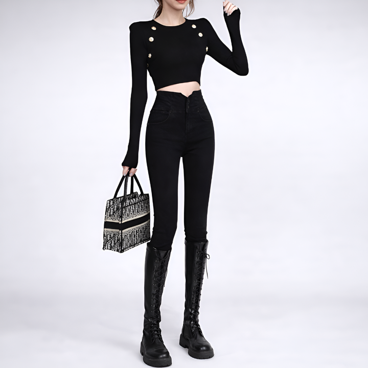 Slim Fit High Street Jeans voor Dames